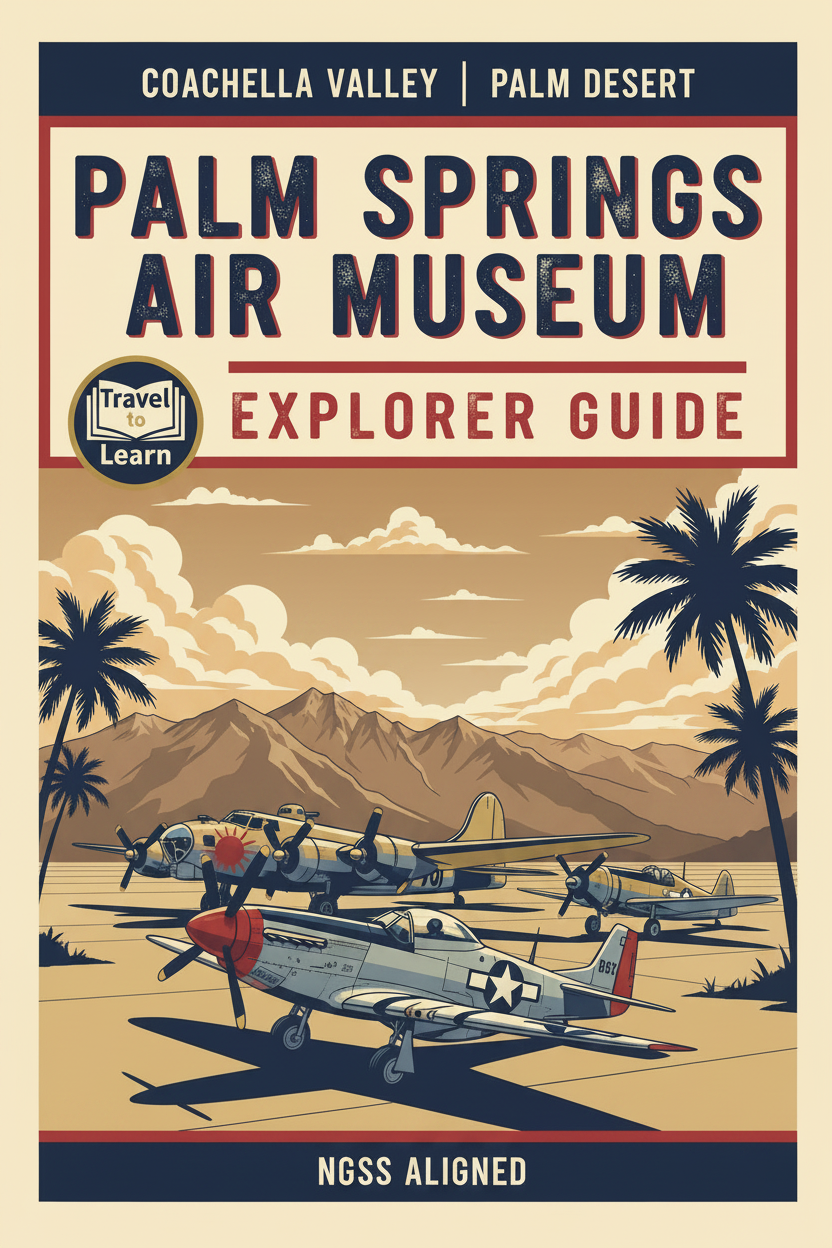 Palm Springs Air Museum Explorer Guide — Coachella Valley | Palm Desert, Travel to Learn, NGSS Aligned